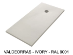 Top-of-the-range shower tray, 65 to 210 x 65 to 100 cm wide, solid resin, smooth anti-slate PN18 finish, 5-year guarantee, free fast delivery