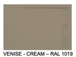 Receveur de douche caniveau Extra plat, Largeur 100 à 220 cm x 65 à 100 cm, dix couleurs aux choix, Résine anti glissant PN22, finition ardoise, LIVRAISON OFFERTE et rapide