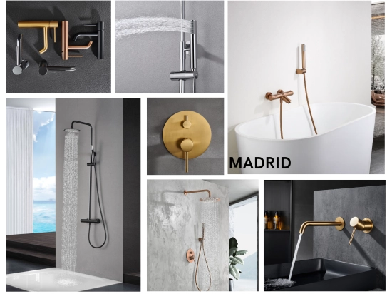 Badezimmerarmaturen, kollektion madrid