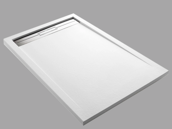 Design bruseniche ekstra fladt afløb everest side-inox