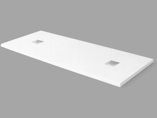 Architek double drain brusebakke af resin