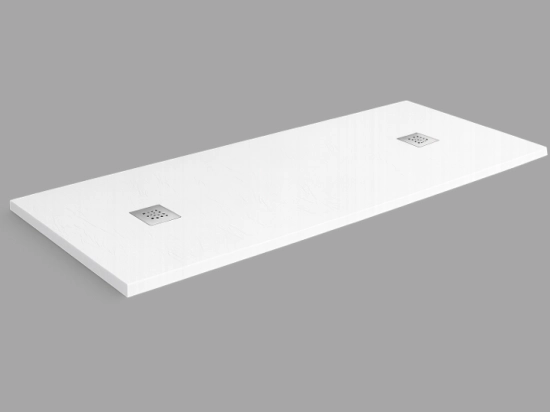Double-zone bruseniche med dobbelt spjæld, resin