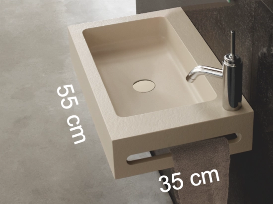 Lave-main sur mesure, résine de couleurs leeds lv55-b