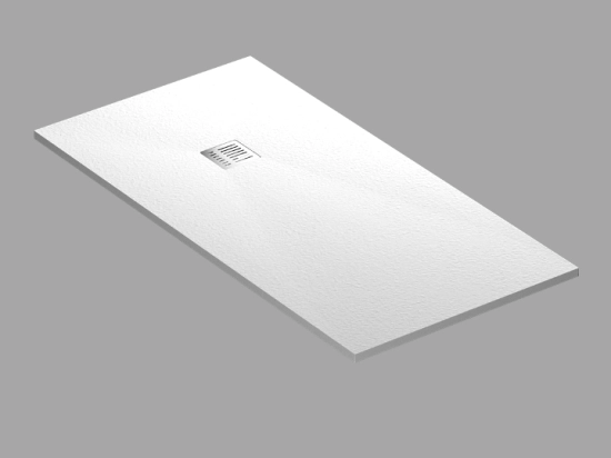 Receveur de douche, sur mesure ou re-coupable, largeur 65 à 210 cm X 65 à 100 cm, Garantie 5 ans, résine pleine masse PN24 de couleurs, LIVRAISON RAPIDE, OFFERTE