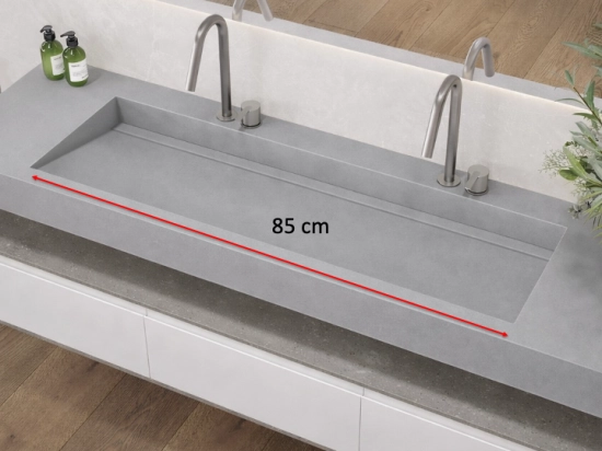 Bovenblad, 85 cm wastafel en design afdruiprek, in london xl 85 cf colors