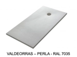 Top-of-the-range shower tray, 65 to 210 x 65 to 100 cm wide, solid resin, smooth anti-slate PN18 finish, 5-year guarantee, free fast delivery