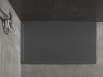 Receveur de douche Design Caniveau Résine Extra plat noir