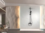 Robinetterie salle de bain complète : colonne de douche, mitigeurs lavabo, bidet et douche. Finitions noir mat, chrome, or brossé. Livraison offerte.