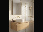 Vasque ALIKO 37,4 cm blanc mat en céramique. Lavabo rond design à poser avec cuve haute et parois fines. Garantie 10 ans. Livraison gratuite.
