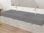 Hanging double washbasin, NEW YORK DOUBLE 60 AT COLORS
