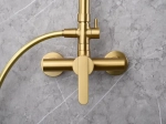 Robinetterie salle de bain complète : colonne de douche, mitigeurs lavabo, bidet et douche. Finitions noir mat, chrome, or brossé. Livraison offerte.