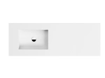 Plan vasque suspendu en Corian® Arctic White - PARIS