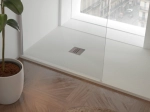 Receveur de douche 70x70 cm résine extra-plat TECNIK Blanc