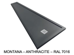 Receveurs de douche sur mesure, en forme de trapèze (60-210 cm x 60-100 cm) Résine Extra plat LIVRAISON OFFERTE