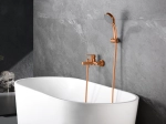 Robinetterie salle de bain complète : colonne de douche, mitigeurs lavabo, bidet et douche. Finitions noir mat, chrome, or brossé. Livraison offerte.