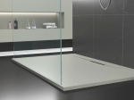 Receveur de douche caniveau, LIVRAISON RAPIDE EN 7-8 JOURS -  Extra plat, Largeur 100 à 200 cm x 70 à 90 cm, couleurs aux choix, Résine anti glissant PN24, finition ardoise