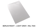 Design shower tray, with right-angled drainage at 17 x 17 cm, Width 100 to 200 x l. 70 to 100 cm, anti-slip, made to measure by the cm, FREE DELIVERY