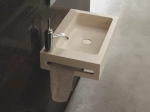 Lave-mains, sur mesure : L 50 à 80 x P 35 à 51 cm, finition lisse mate, 10 couleurs au choix, Anti bactérien, résine Akrytan® teinté dans la masse, Livraison Offerte.