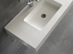 Commandez nos plans double vasque pour salle de bain, avec deux lavabos, sur mesure (120-201 cm x 40-51 cm) résine LIVRAISON OFFERTE