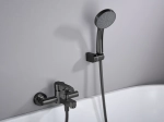 Robinetterie salle de bain complète : colonne de douche, mitigeurs lavabo, bidet et douche. Finitions noir mat, chrome, or brossé. Livraison offerte.