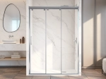 Paroi de douche coulissante, avec une large ouverture - DUBLYN