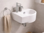 Lave-mains compact ITEA 40,5 cm blanc brillant. Robinetterie gauche, avec trop-plein. Idéal WC et petits espaces. Garantie 10 ans. Livraison gratuite.