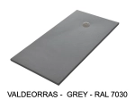 Top-of-the-range shower tray, 65 to 210 x 65 to 100 cm wide, solid resin, smooth anti-slate PN18 finish, 5-year guarantee, free fast delivery