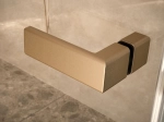 Porte de douche battante, sur mesure, verre 8 mm - BRAY