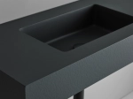 Commandez nos plans double vasque pour salle de bain, avec deux lavabos, sur mesure (120-201 cm x 40-51 cm) résine LIVRAISON OFFERTE