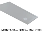 Receveurs de douche sur mesure, en forme de trapèze (60-210 cm x 60-100 cm) Résine Extra plat LIVRAISON OFFERTE