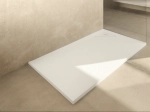 Receveur de douche design, avec évacuation d'eau en angle à 17 x 17 cm, Largeur 100 à 200 x l. 70 à 100 cm, anti glissant, fabrication sur mesure au cm, LIVRAISON OFFERT
