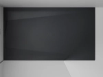 Receveur de douche italienne Résine Extra plat,  design avec une évacuation discrète, noir