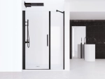 Porte de douche pivotante, avec une paroi fiche en alignement, Largeur 63 à 97 cm + Fixe de 23 à 55 cm, Hauteur 195 cm, traitement anti calcaire, Garantie 5 ans, Livraison offerte