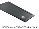 Receveurs de douche sur mesure, en forme de trapèze (60-210 cm x 60-100 cm) Résine Extra plat LIVRAISON OFFERTE