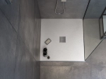 Receveur de douche grande taille Extra plat, Largeur 60 à 240 cm x 60 à 140 cm, dix couleurs aux choix, Résine anti glissant PN22, finition ardoise, LIVRAISON OFFERTE et rapide