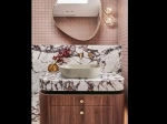 Vasque ANKARA 50 cm en céramique beige mat. Lavabo ovale design à poser avec technologies UP-SLIM et UP-CLEAN. Garantie 10 ans. Livraison gratuite.