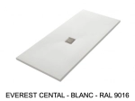 Receveur de douche, bonde centrale, haut de gamme, Largeur 75 à 200 X 75 à 100 cm, résine pleine masse anti glissante PN24, 10 couleurs, Garantie 5 ans, Livraison rapide et offerte