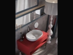 Vasque ARISTI ovale 59 cm en céramique blanc brillant. Lavabo design à poser avec traitement UP-CLEAN. Garantie 10 ans. Livraison gratuite.