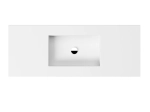 Plan vasque suspendu en Corian® Arctic White - PARIS