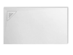 Receveur de douche design, avec évacuation d'eau en angle à 17 x 17 cm, Largeur 100 à 200 x l. 70 à 100 cm, anti glissant, fabrication sur mesure au cm, LIVRAISON OFFERTE