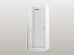 Porte de douche battante, finition chrome - LYON