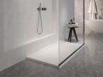 Receveur de douche en Corian® avec évacuation d'angle - SEQUIA