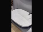 Vasque SELLASIA ovale 50 cm en céramique blanc brillant. Lavabo à poser design, sans trop-plein. Entretien facile UP-CLEAN. Garantie 10 ans. Livraison gratuite.