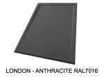 Receveur de douche Design Caniveau Résine Extra plat anthracite