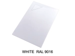 Receveur de douche design, avec évacuation d'eau en angle à 17 x 17 cm, Largeur 100 à 200 x l. 70 à 100 cm, anti glissant, fabrication sur mesure au cm, LIVRAISON OFFERT