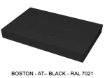 Plan vasque lavabo 60 cm de largeur intégré au angle arrondi, L. 80 à 200 cm x l. 40 à 60 cm, résine minérale ACRYSTONE® SOLID-SURFACE Finition lisse , Livraison Offerte et Rapide.