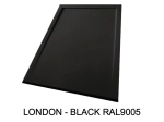 Receveur de douche Design Caniveau Résine Extra plat noir
