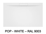 Receveur de douche caniveau, LIVRAISON RAPIDE EN 7-8 JOURS -  Extra plat, Largeur 100 à 200 cm x 70 à 90 cm, couleurs aux choix, Résine anti glissant PN24, finition ardoise