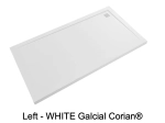 Receveur de douche en Corian® avec évacuation d'angle - SEQUIA