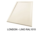 Receveur de douche Design Caniveau Résine Extra plat beige